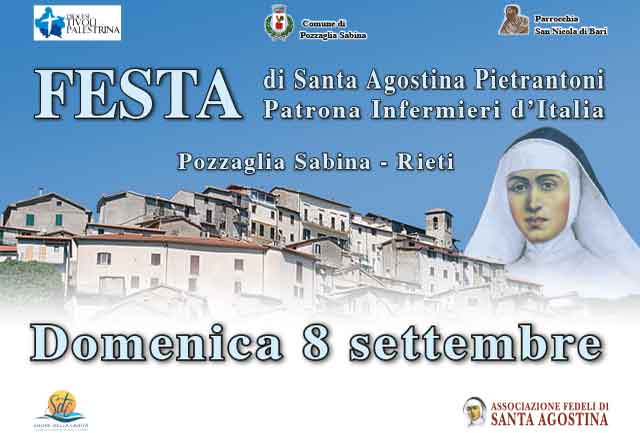 8 settembre 2024: FESTA di S. Agostina